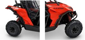 img 2 attached to Enhanced Can Am Maverick & Maverick Max Mudguards/Fender Flares for Extra Coverage #715001323