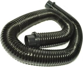 img 1 attached to 💦 6-Ft Black Flexible Hose Replacement: Perfect Fit for Wet Dry Vac (2 1/4" Fitting, 2 1/2" Hose)