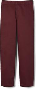 img 2 attached to Boys' Relaxed Standard French Toast Adjustable Pants - Clothing