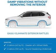 🚗 enhance automotive insulation with second skin audio spectrum liquid sound deadening spray and paint - water based viscoelastic vibration damper (1 gallon) logo