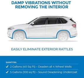 img 4 attached to 🚗 Enhance Automotive Insulation with Second Skin Audio Spectrum Liquid Sound Deadening Spray and Paint - Water Based Viscoelastic Vibration Damper (1 Gallon)