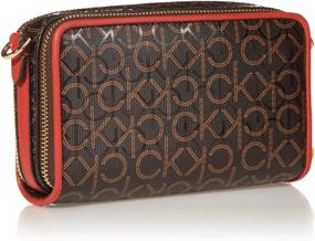 img 1 attached to Calvin Klein Margot Textured Crossbody: Chic Women's Handbags & Wallets in Versatile Crossbody Style