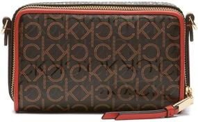 img 3 attached to Calvin Klein Margot Textured Crossbody: Chic Women's Handbags & Wallets in Versatile Crossbody Style