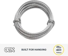 img 1 attached to 🧲 100 lb Hanging Wire - Size: 9 ft