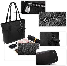 img 1 attached to 👜 BOSTANTEN Leather Handbag Designer: Premium Shoulder Women's Totes, Handbags & Wallets