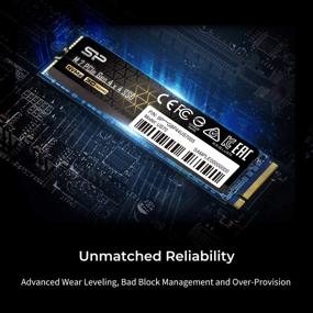 img 1 attached to 💽 Silicon Power 1TB NVMe 4.0 Gen4 PCIe M.2 SSD for PS5 with Blazing Fast Read/Write Speeds up to 5,000/4,400 MB/s (SP01KGBP44US7005)