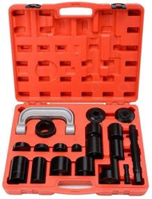 img 4 attached to 🔧 A ABIGAIL 21PCS Heavy Duty Ball Joint Press & U Joint Removal Tool Kit for 2WD and 4WD Cars & Light Trucks with 4x4 Adapters