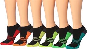 img 2 attached to 🧦 12-Pairs of Tipi Toe Women's Low Cut Athletic Sport Performance Socks