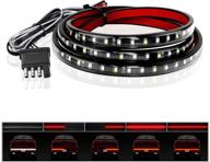 🚦 5-function led tailgate light bar strip light – 60 inch – mihaz – turn signal, brake, reverse light logo