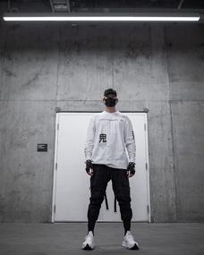 img 1 attached to Techwear Graphic Streetwear by Fabric Universe: Boost Your Style Game