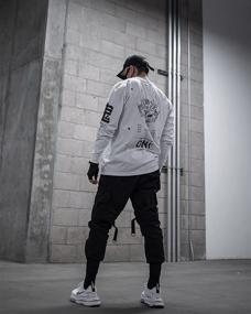 img 2 attached to Techwear Graphic Streetwear by Fabric Universe: Boost Your Style Game