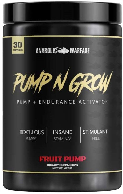 pump n grow boosting supplement anabolic warfare 로고