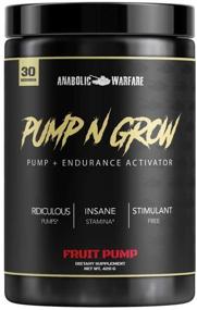 img 4 attached to 🍉 Anabolic Warfare Pump-N-Grow: Caffeine-Free Muscle Pump and Nitric Oxide Boosting Supplement - Pre Workout with L-Citrulline, L-Arginine, Beta-Alanine (Fruit Pump – 30 Servings)