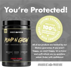 img 2 attached to 🍉 Anabolic Warfare Pump-N-Grow: Caffeine-Free Muscle Pump and Nitric Oxide Boosting Supplement - Pre Workout with L-Citrulline, L-Arginine, Beta-Alanine (Fruit Pump – 30 Servings)
