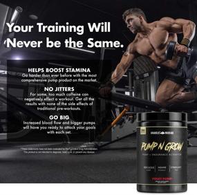 img 1 attached to 🍉 Anabolic Warfare Pump-N-Grow: Caffeine-Free Muscle Pump and Nitric Oxide Boosting Supplement - Pre Workout with L-Citrulline, L-Arginine, Beta-Alanine (Fruit Pump – 30 Servings)