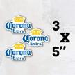 corona extra mexican sticker pieces logo