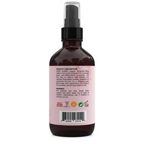 img 3 attached to 🌹 USDA Certified Organic Rose Water for Face & Hair - 100% Natural Anti-Aging Petal Rosewater by Simplified Skin (4 oz) - 1 Pack