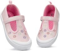 туфли для детей komforme toddler canvas ballet: стильные девичьи туфли на плоской подошве. логотип