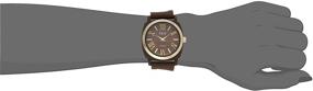 img 3 attached to ⌚ Стильные женские наручные часы TKO Milano III со силиконовым ремешком в коричневом цвете – идеальный аксессуар