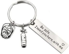 img 4 attached to 🔥 Double the Power: Firefighter Military Keychain for Ultimate Protection