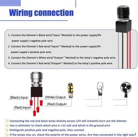 img 2 attached to ALOVECO 12V DC Регулятор яркости для светодиодных ламп для дома на колесах - 🔆 Улучшенное управление освещением интерьера для кемпера, грузовика и морской подсветки (2 шт)