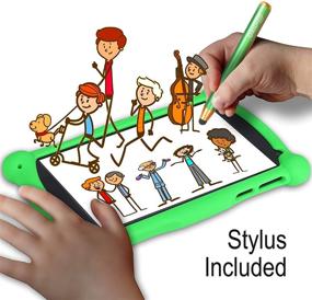 img 3 attached to 📱 Планшет для детей Contixo V10 - 7-дюймовый HD, возраст 3-7 лет, планшет для малышей с камерой, родительский контроль - Android 10, 16 ГБ, WiFi, обучающий планшет для детей, приложения, одобренные учителями, защитный чехол для детей - Зеленый.
