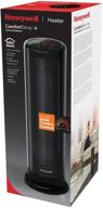 🔥 honeywell comforttemp 4 tower heater: efficient ceramic space heater with four heat settings - black, 8 x 8 x 23.4 inches logo