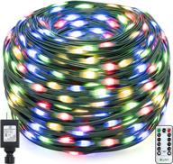 🎄 ollny christmas lights outdoor string lights: super long 330ft/800led with remote, ip67 waterproof, multi-colored, 8 twinkle modes, timer - perfect for outdoor indoor xmas thanksgiving decorations logo