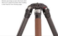 leofoto cf-ln-324c carbon fiber bowl tripod legs logo