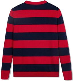 img 3 attached to Boys' Clothing: Kid Nation Striped Pullover Sweater, Perfect for Sweaters