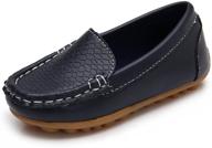 👞 kids' leather loafers - slip-on oxford flats for dress, school & everyday walking – sofmuo logo