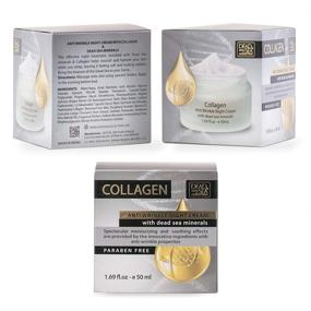 img 2 attached to 🌙 Revitalize and Rejuvenate with Dead Sea Collection Collagen Anti Wrinkle Night Cream - Infused with Dead Sea Minerals and Stable Vitamin C