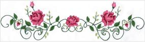 img 1 attached to 🌹 Rose Vine Embroidery Kit: Tobin Stamped Pillowcases, 20"x30", Pink - Enhance Your Décor with Exquisite Stitching!