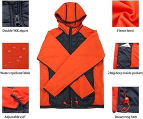 img 1 attached to Quilted Lightweight Insulated Weatherproof Outwear Sports & Fitness