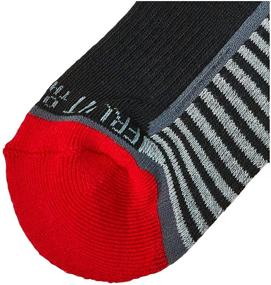 img 2 attached to Fruit of the Loom Boys 6 Pair Pack Half Cushion Socks: Comfortable and Durable Footwear for Active Kids