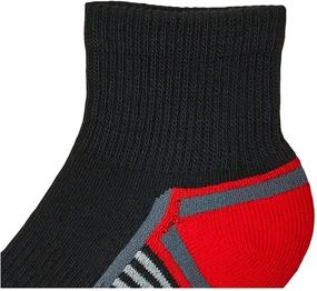 img 1 attached to Fruit of the Loom Boys 6 Pair Pack Half Cushion Socks: Comfortable and Durable Footwear for Active Kids