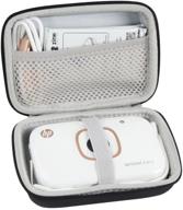 📸 protective hermitshell eva hard case for hp sprocket 2-in-1 printer & instant camera: ideal travel companion logo