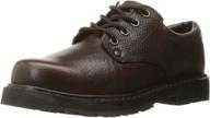 👞 black leather dr scholls harrington shoes logo