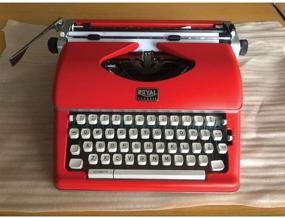 img 2 attached to Red Royal Classic Manual Typewriter (Model 79120Q) - Enhanced SEO-friendly Product Name