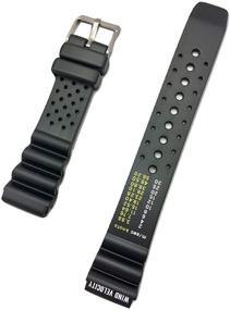 img 2 attached to Black Rubber Watch Durable Material Women's Watches