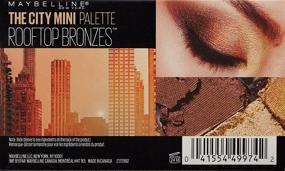 img 2 attached to Maybelline New York Makeup The City Mini Eyeshadow Palette - Rooftop Bronzes: Neutral Eyeshadow, 0.14 oz