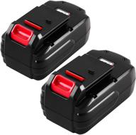 🔋 high capacity ni-mh pc18b replacement battery (2 packs upgraded to 4.0ah) for porter cable 18v tools logo