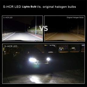 img 3 attached to 💡 Alla Lighting S-HCR H8 H9 H11 LED Bulbs: 10000 Lumens Super Bright White Forward Lighting/Fog Lights