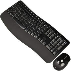 microsoft wireless comfort desktop 5050 black keyboard and mouse (pp4-00001) logo