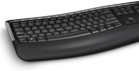 img 1 attached to Microsoft Wireless Comfort Desktop 5050 Black Keyboard and Mouse (PP4-00001)