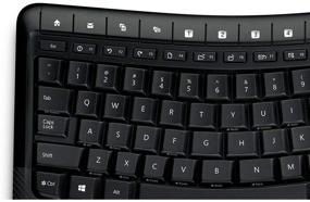 img 2 attached to Microsoft Wireless Comfort Desktop 5050 Black Keyboard and Mouse (PP4-00001)