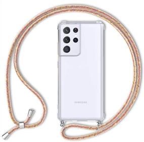 img 4 attached to NALIA Necklace Cover With Band Compatible With Samsung Galaxy S21 Ultra Case Cell Phones & Accessories