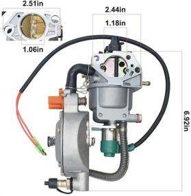 img 3 attached to 🔧 Триумилинн Комплект для переключения генератора на Двойное топливо (NG/LPG) с карбюратором для Honda GX390 4.5-5.5KW: повышенная производительность решения