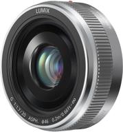 📷 panasonic lumix g ii 20mm f1.7 asph lens: mirrorless micro four thirds, h-h020as (usa silver)- ultimate photography precision logo