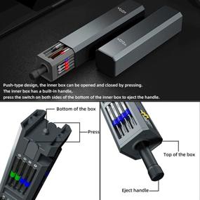 img 2 attached to 🔧 Набор инструментов для ремонта электроники AOTOA 31 в 1 с набором прецизионных отверток - идеально подходит для ПК, телефонов, часов, ноутбуков, MacBook и очков.